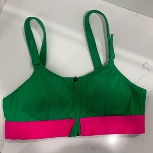 Shefit Ultimate Sports bra in Luxe Green/Fuschia